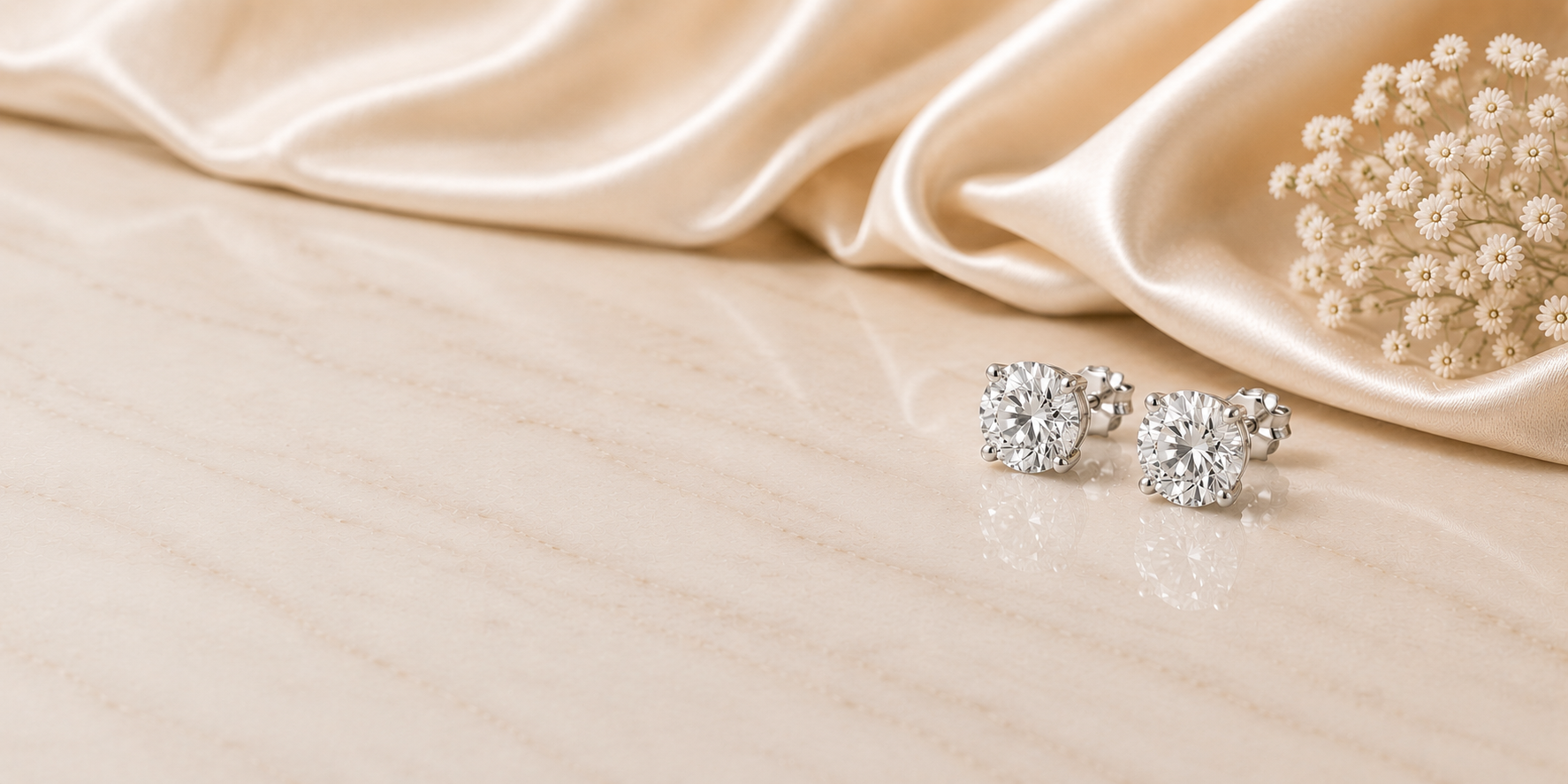 Solitaire Earrings
