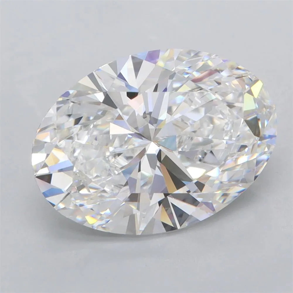 3.50ct Oval Lab Grown Diamond (Colour D, Clarity FL, IGI Certified)