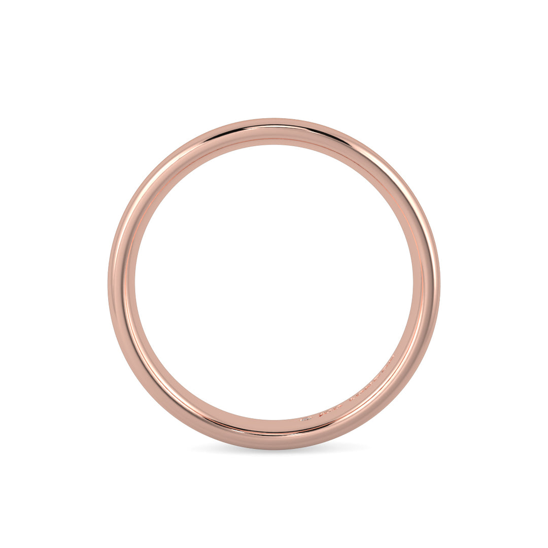 Shallow Court Plain Wedding Band
