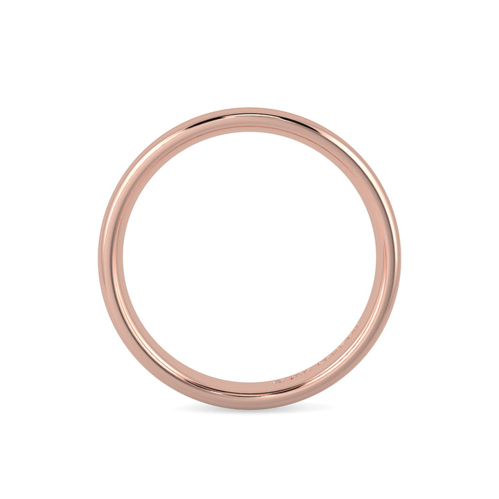 Shallow Court Plain Wedding Band