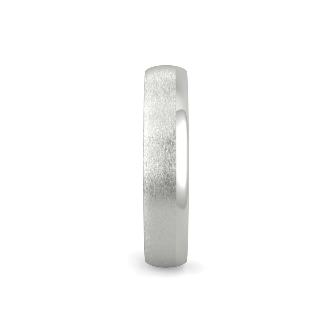 Shallow Court Plain Wedding Band