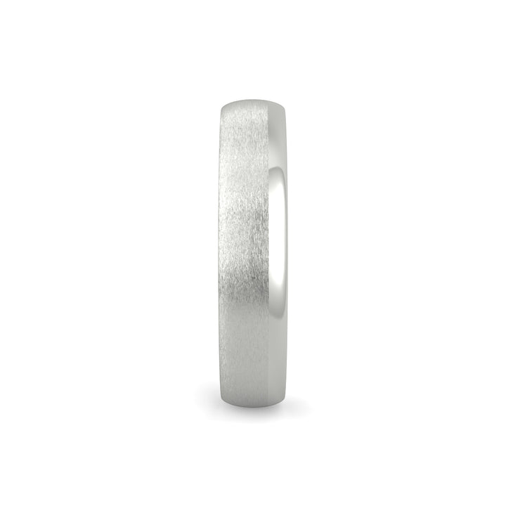 Shallow Court Plain Wedding Band