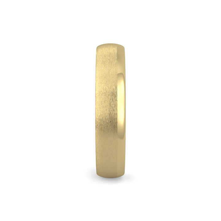 Shallow Court Plain Wedding Band