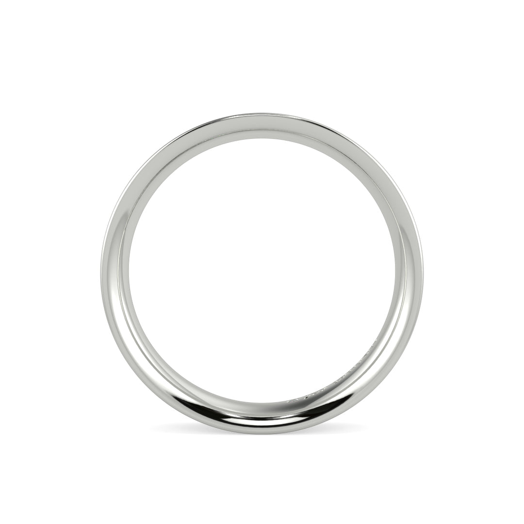 Flat Court Plain Wedding Band