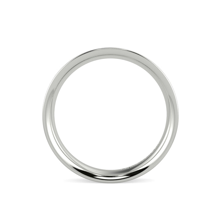 Flat Court Plain Wedding Band