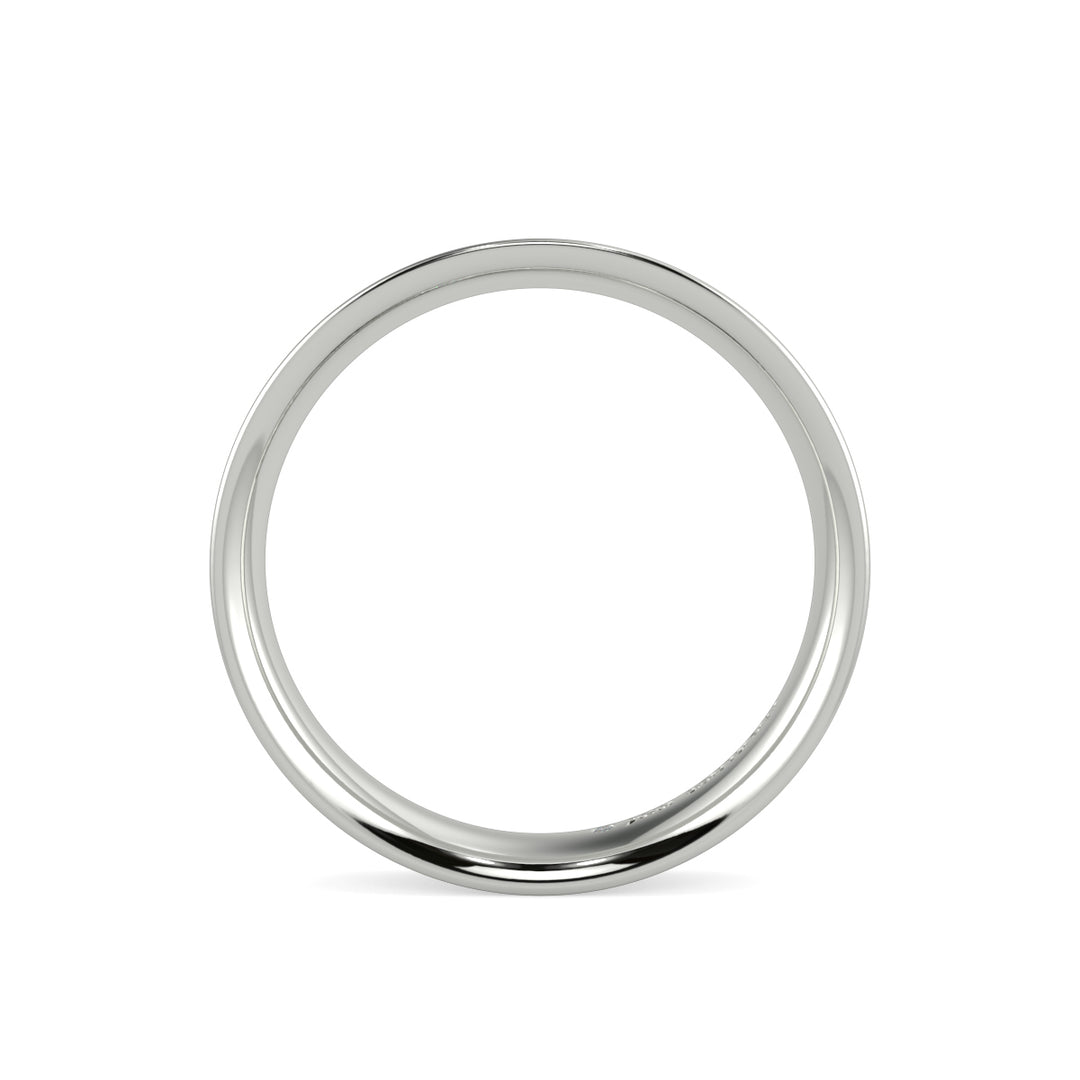 Flat Court Plain Wedding Band