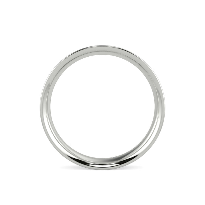 Flat Court Plain Wedding Band