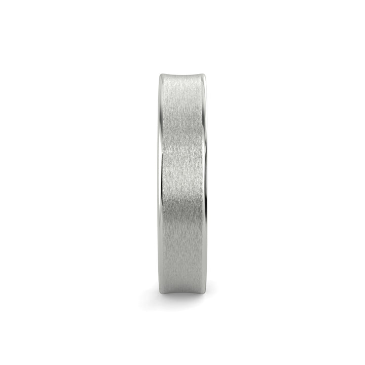 Flat Court Plain Wedding Band