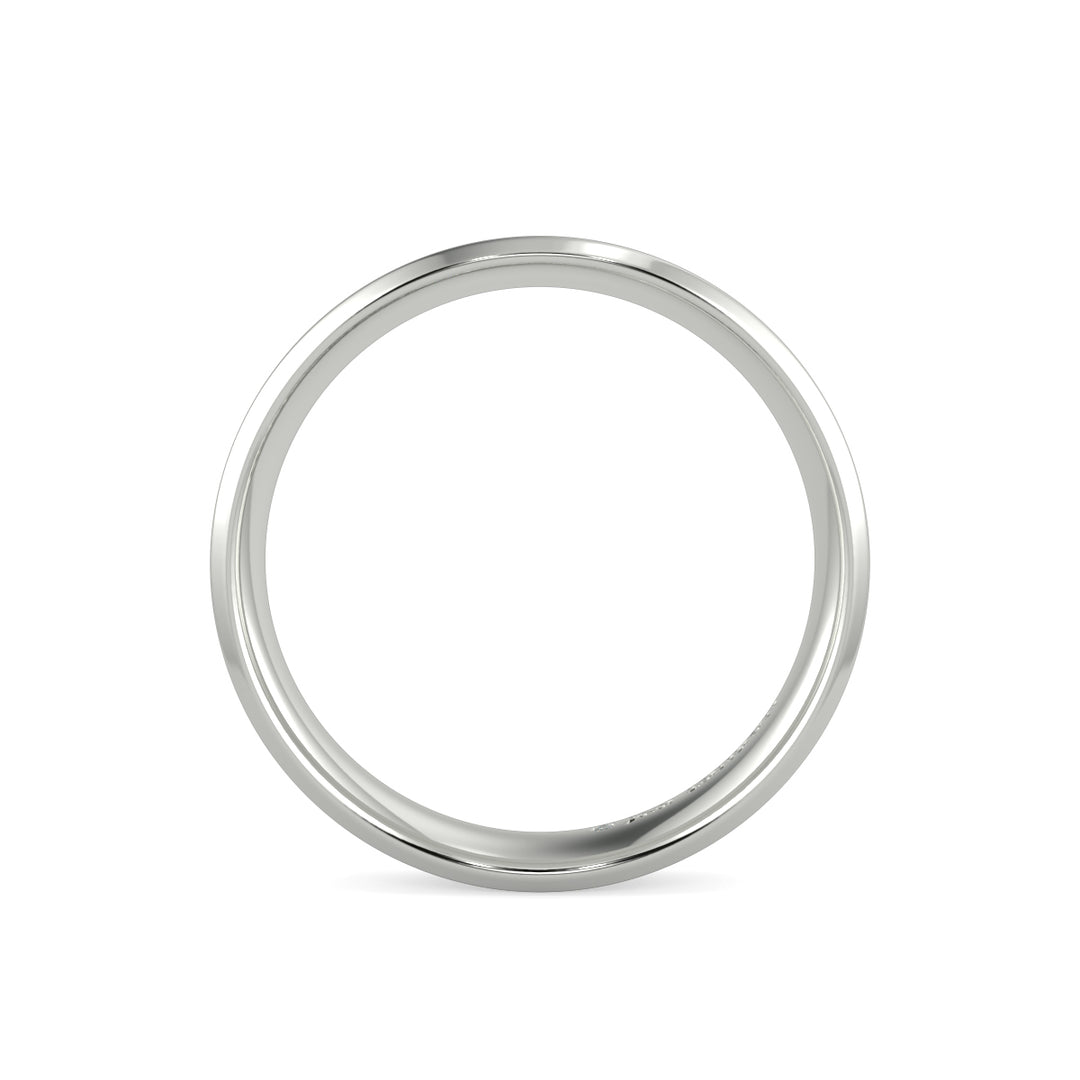 Flat Court Plain Wedding Band