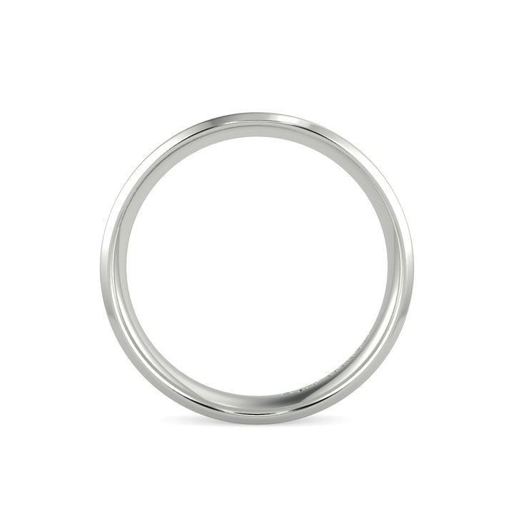 Flat Court Plain Wedding Band
