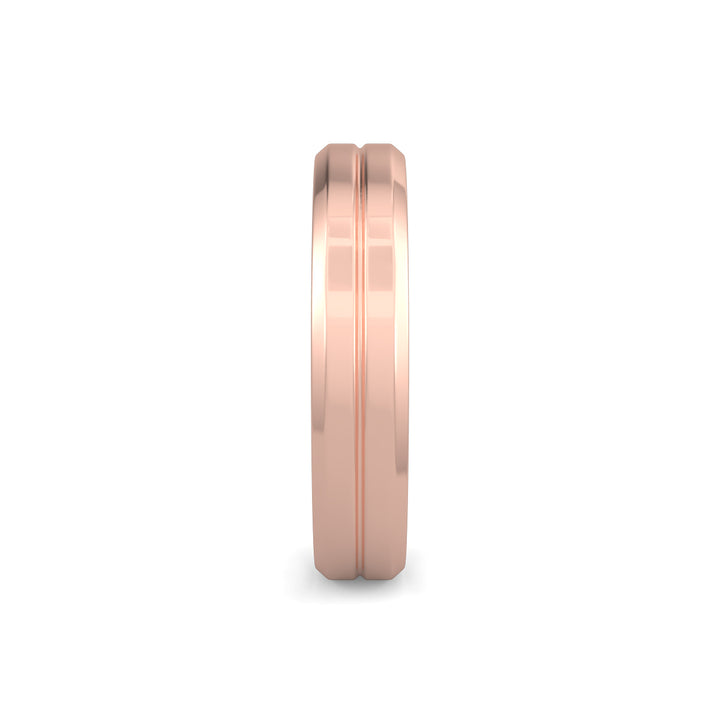Flat Court Plain Wedding Band