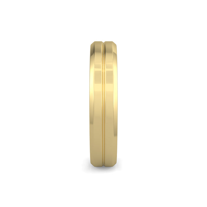 Flat Court Plain Wedding Band