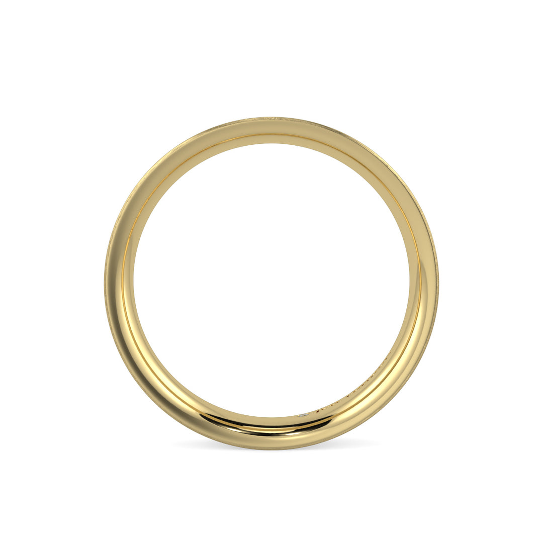 Flat Court Plain Wedding Band
