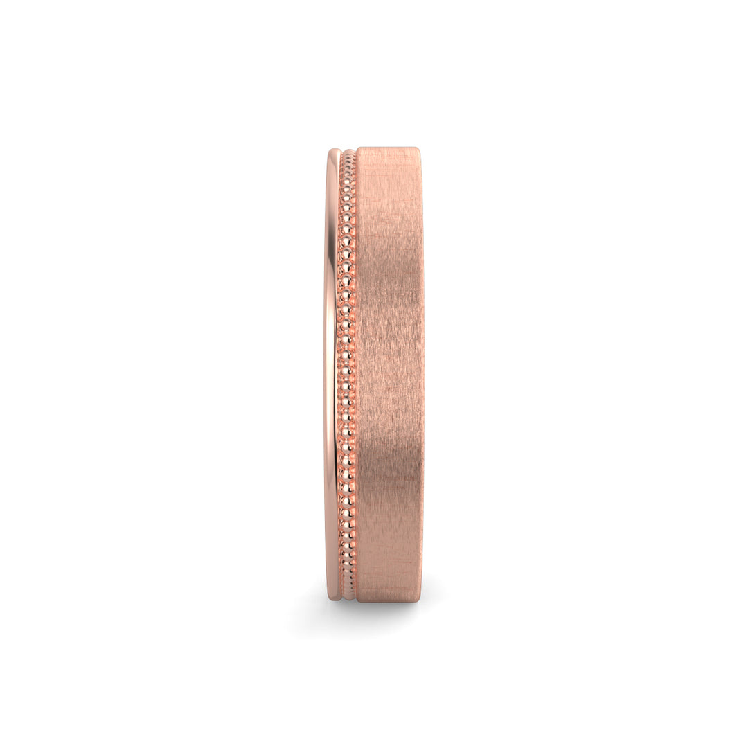 Flat Court Plain Wedding Band