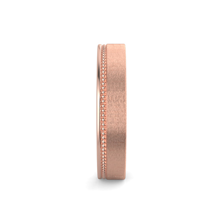 Flat Court Plain Wedding Band