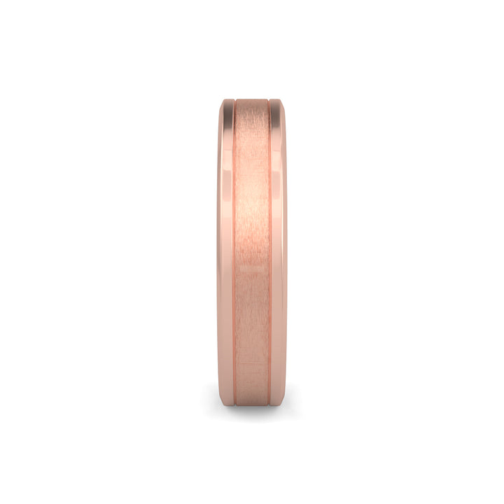 Flat Court Plain Wedding Band