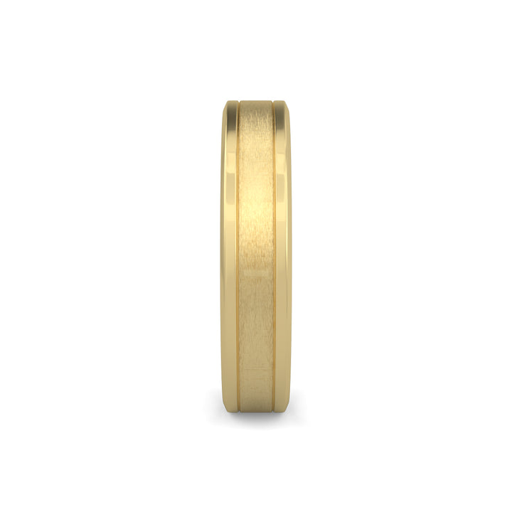 Flat Court Plain Wedding Band
