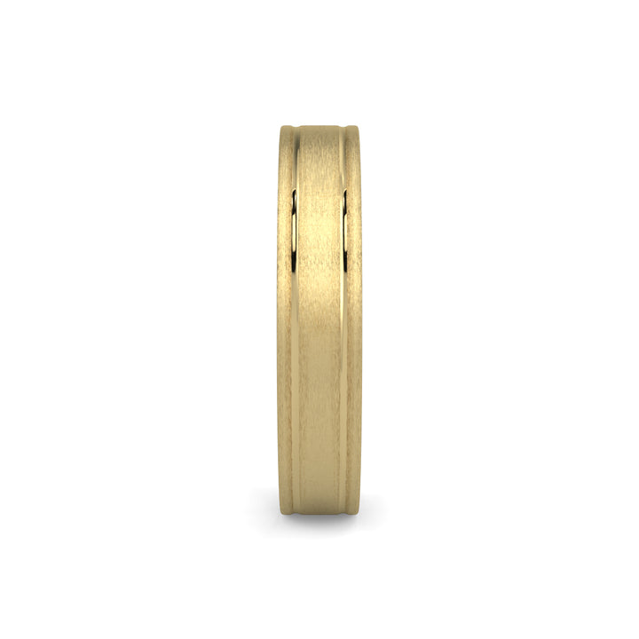 Flat Court Plain Wedding Band