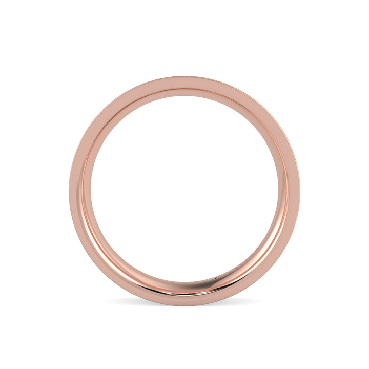 Flat Court Plain Wedding Band
