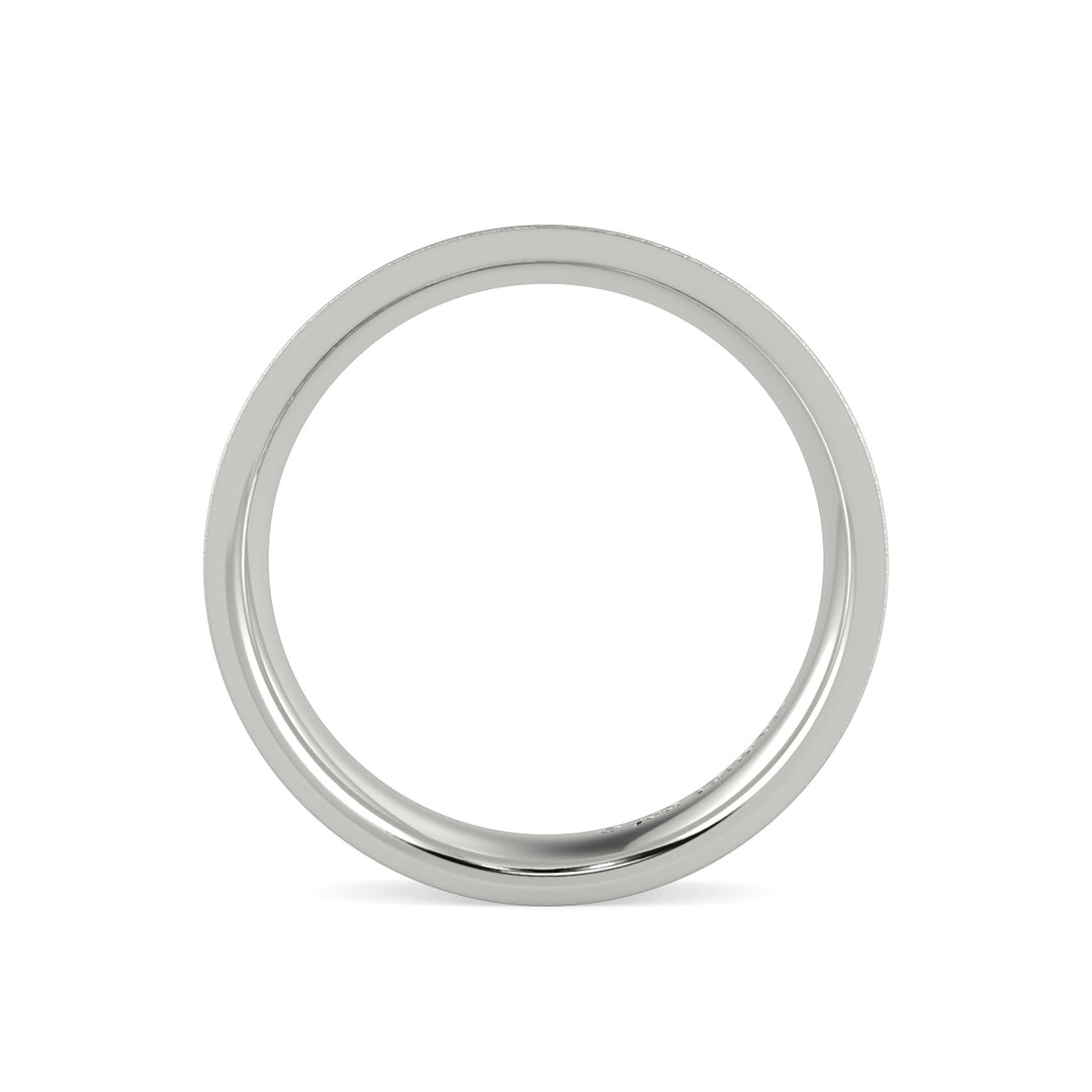 Flat Court Plain Wedding Band