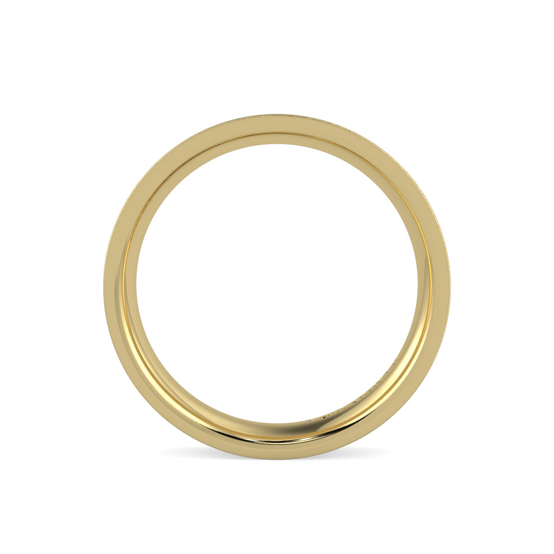 Flat Court Plain Wedding Band