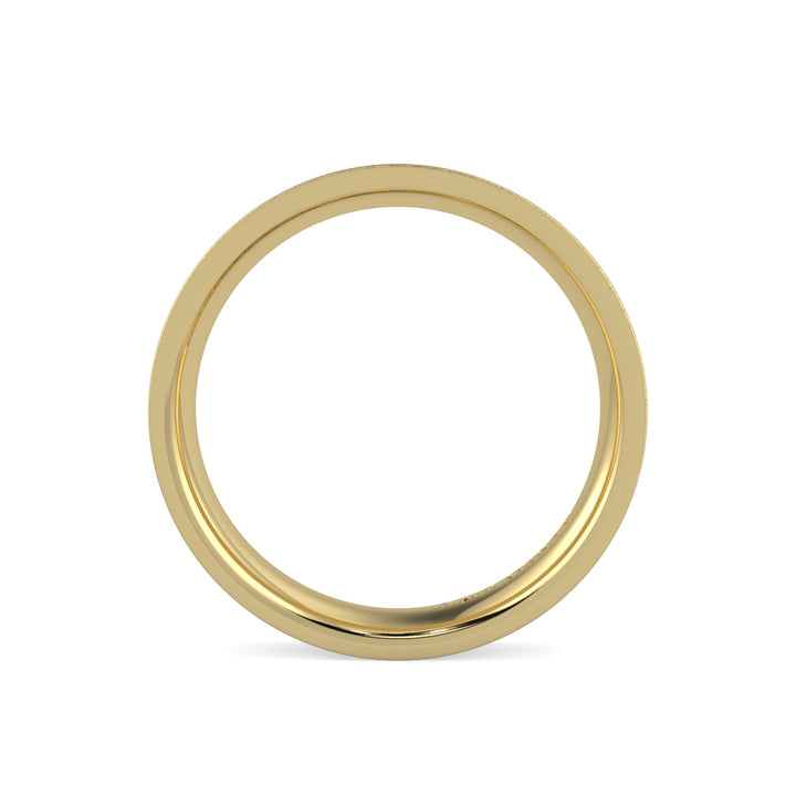 Flat Court Plain Wedding Band