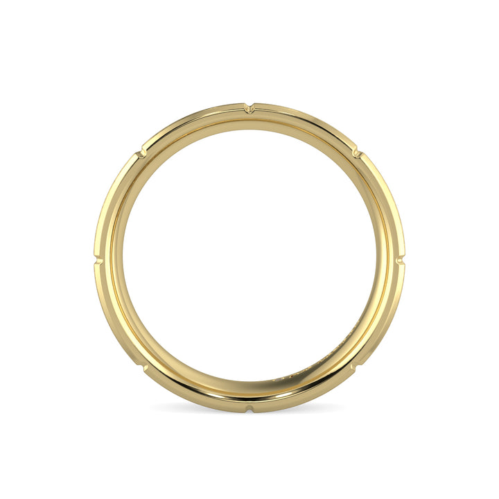 Flat Court Plain Wedding Band