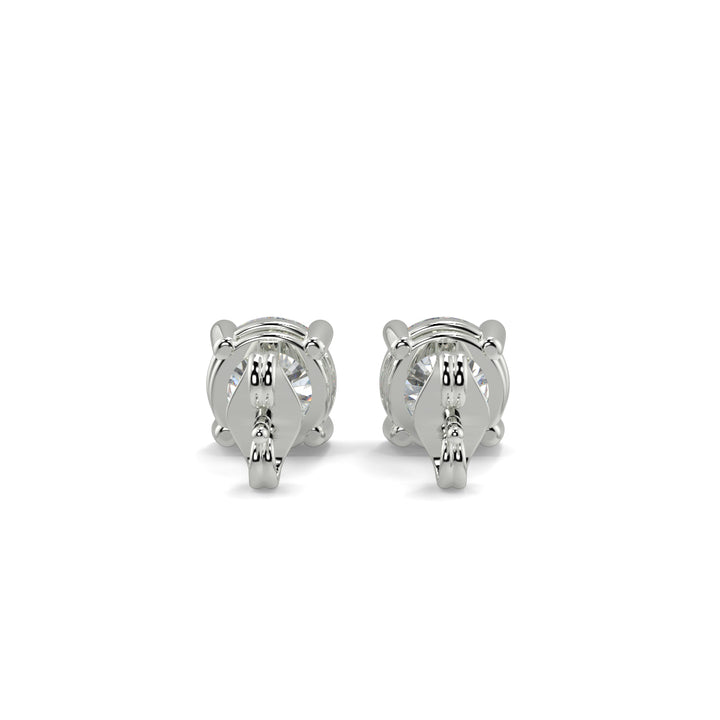Solitaire Diamond Earrings
