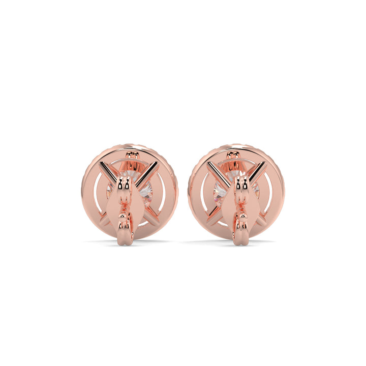 Halo Diamond Earrings