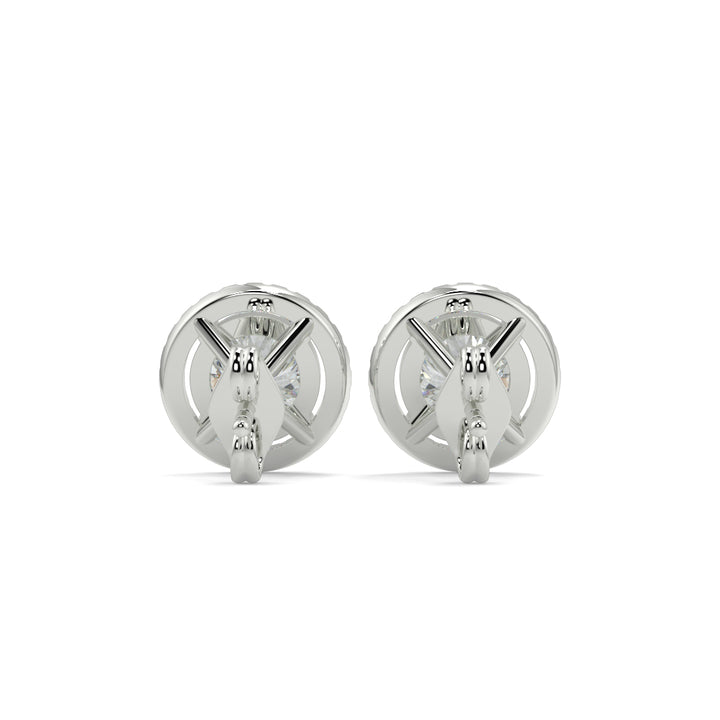Halo Diamond Earrings