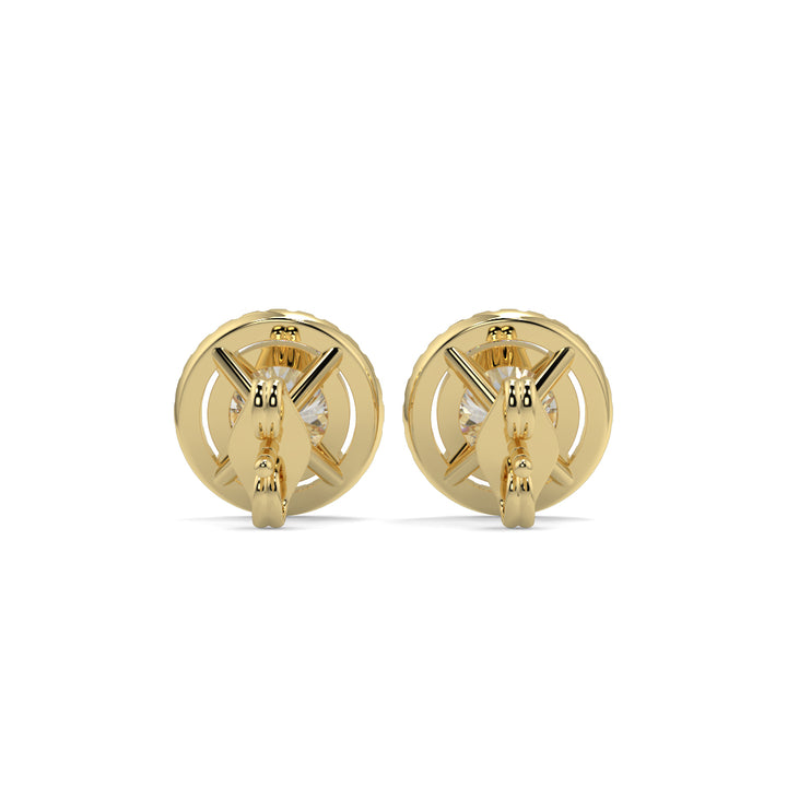 Halo Diamond Earrings