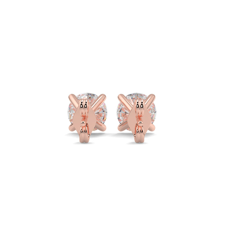 Solitaire Diamond Earrings