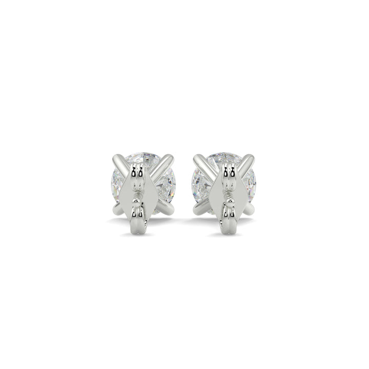 Solitaire Diamond Earrings
