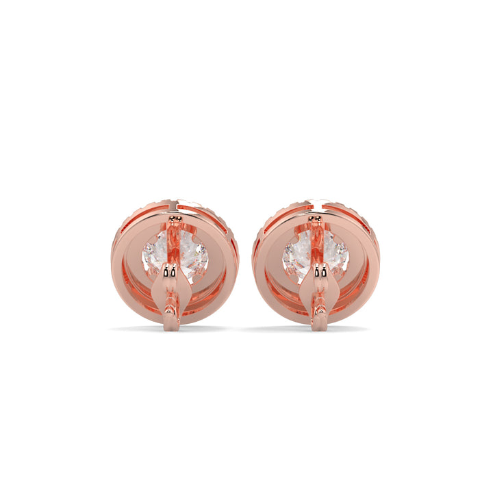 Halo Diamond Earrings