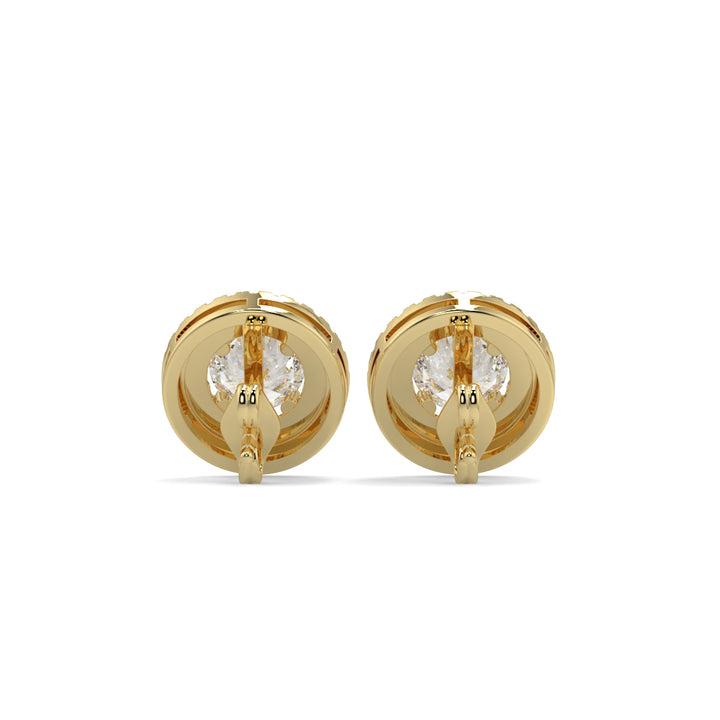Halo Diamond Earrings