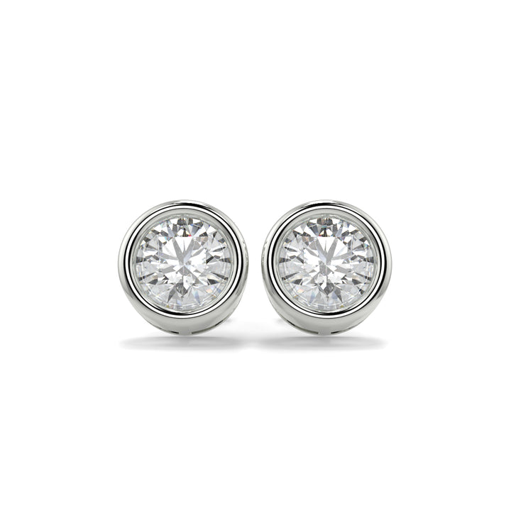 Solitaire Diamond Earrings
