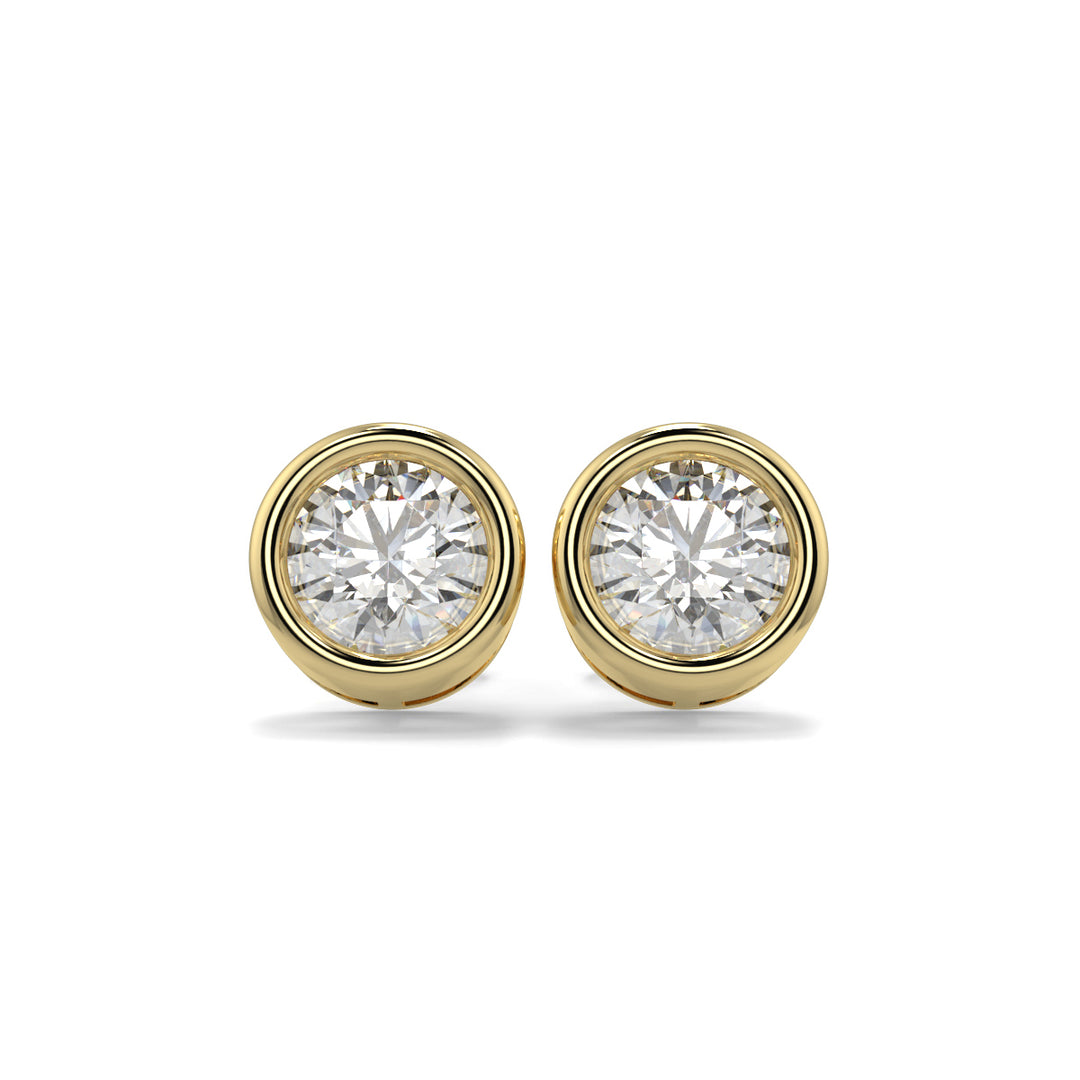 Solitaire Diamond Earrings