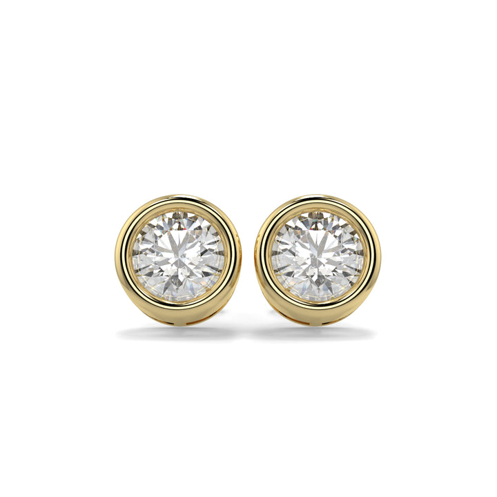 Solitaire Diamond Earrings