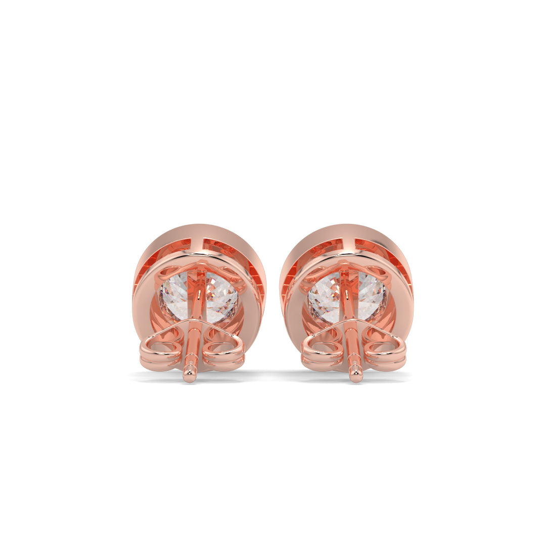 Solitaire Diamond Earrings