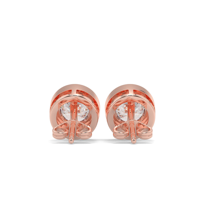 Solitaire Diamond Earrings