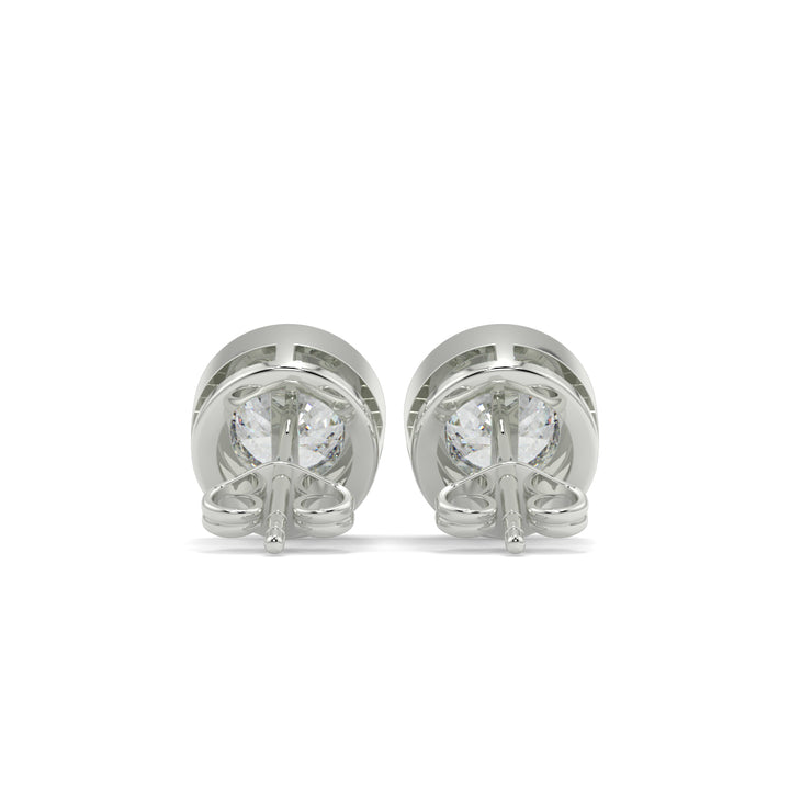 Solitaire Diamond Earrings
