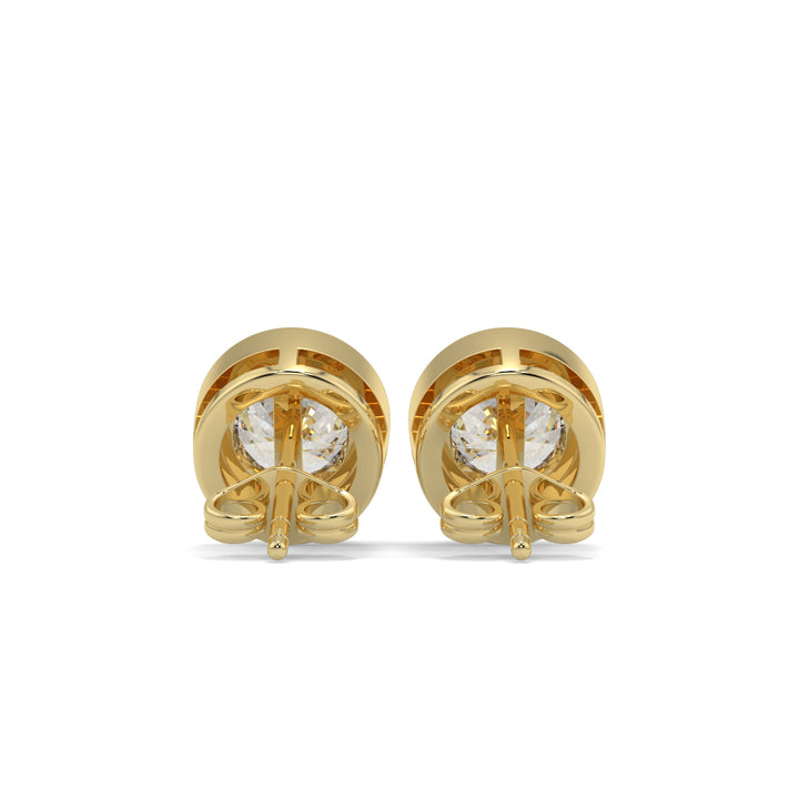 Solitaire Diamond Earrings