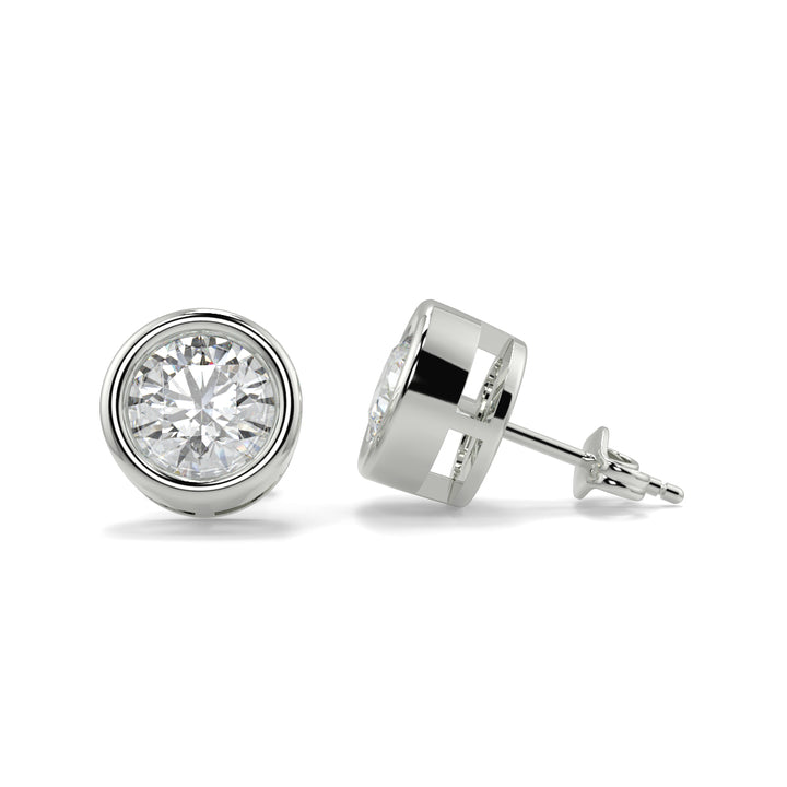Solitaire Diamond Earrings
