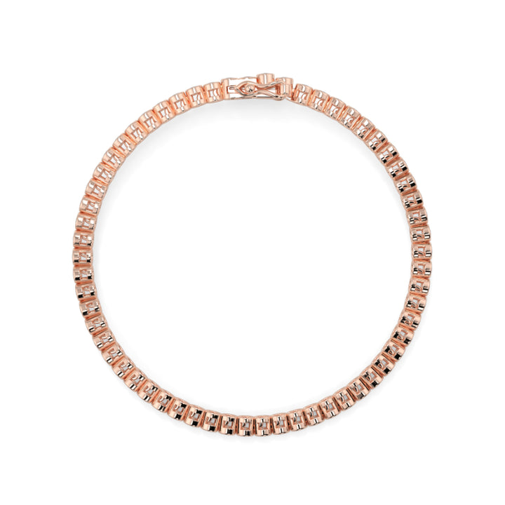 Classic Bezel Set Diamond Tennis Bracelet Bezel Set