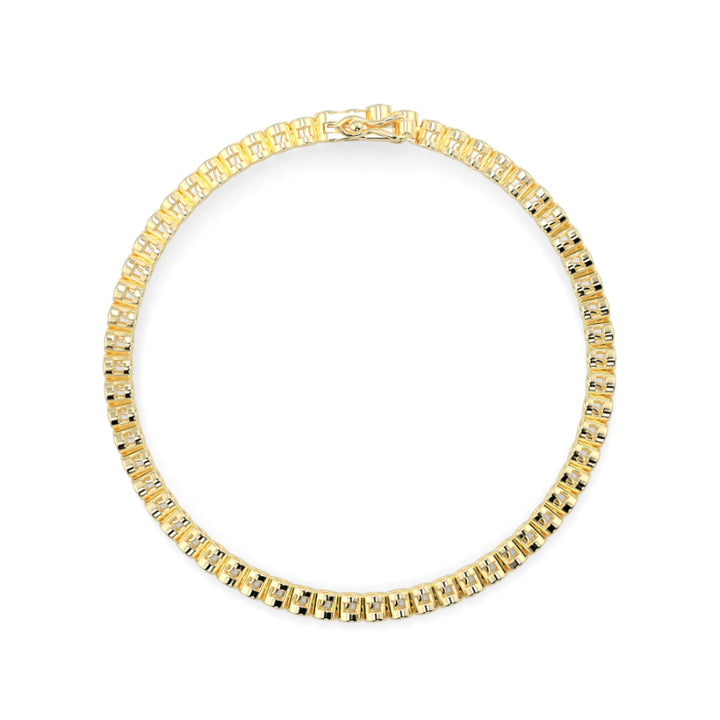 Classic Bezel Set Diamond Tennis Bracelet Bezel Set