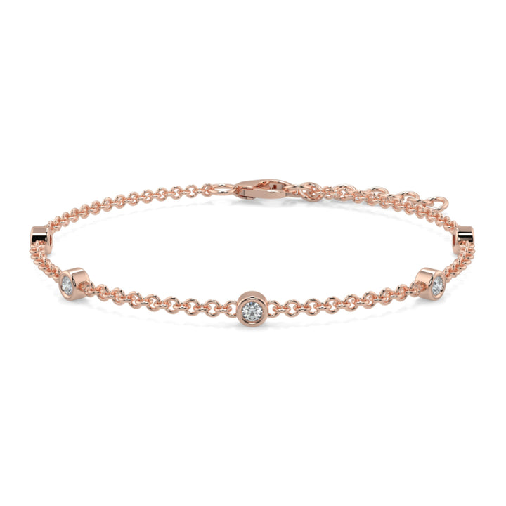 Diamond Bezel Set Bracelet Bezel Set