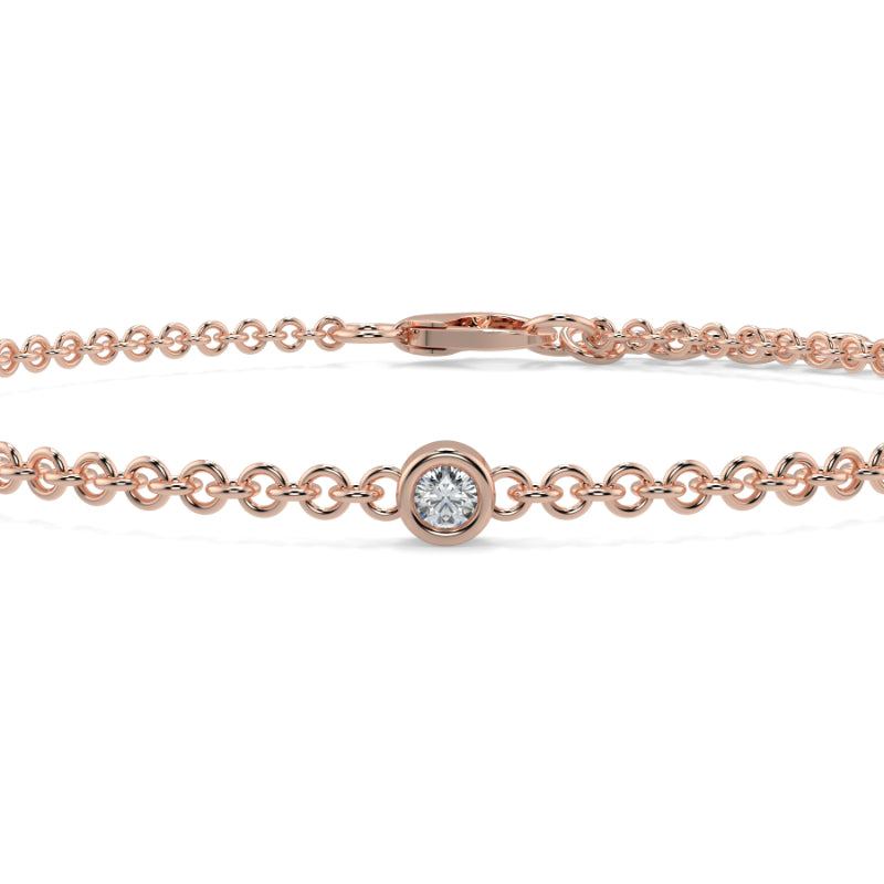 Diamond Bezel Set Bracelet Bezel Set