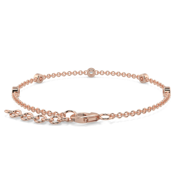Diamond Bezel Set Bracelet Bezel Set
