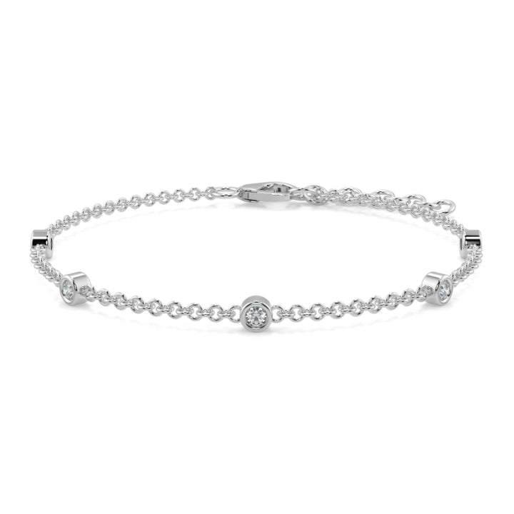 Diamond Bezel Set Bracelet Bezel Set