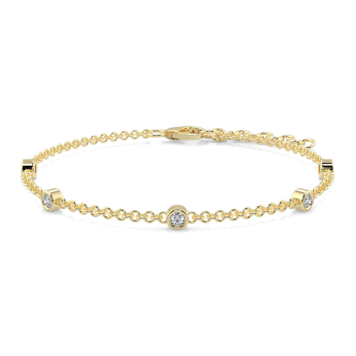 Diamond Bezel Set Bracelet Bezel Set